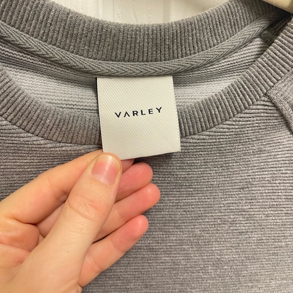 Varley Mae Boyfriend Sweater in Grey - Picture 2 of 11